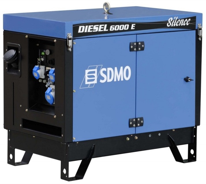 Дизельный генератор SDMO DIESEL 6000 E AVR SILENCE Дизельный генератор SDMO DIESEL 6000 E AVR SILENCE