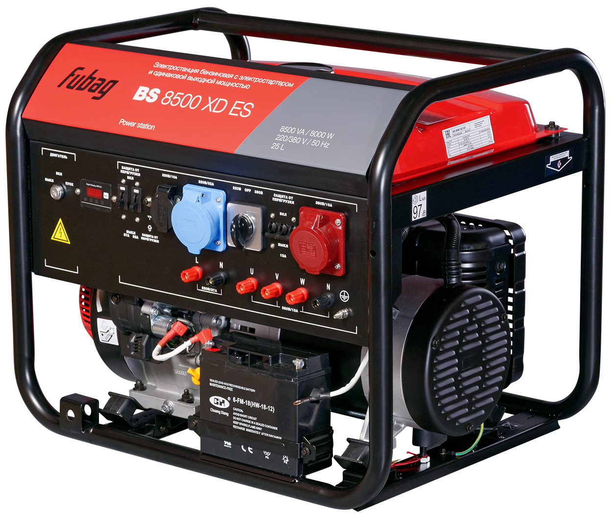 Бензиновый генератор Fubag BS 8500 XD ES с АВР Бензиновый генератор Fubag BS 8500 XD ES с АВР
