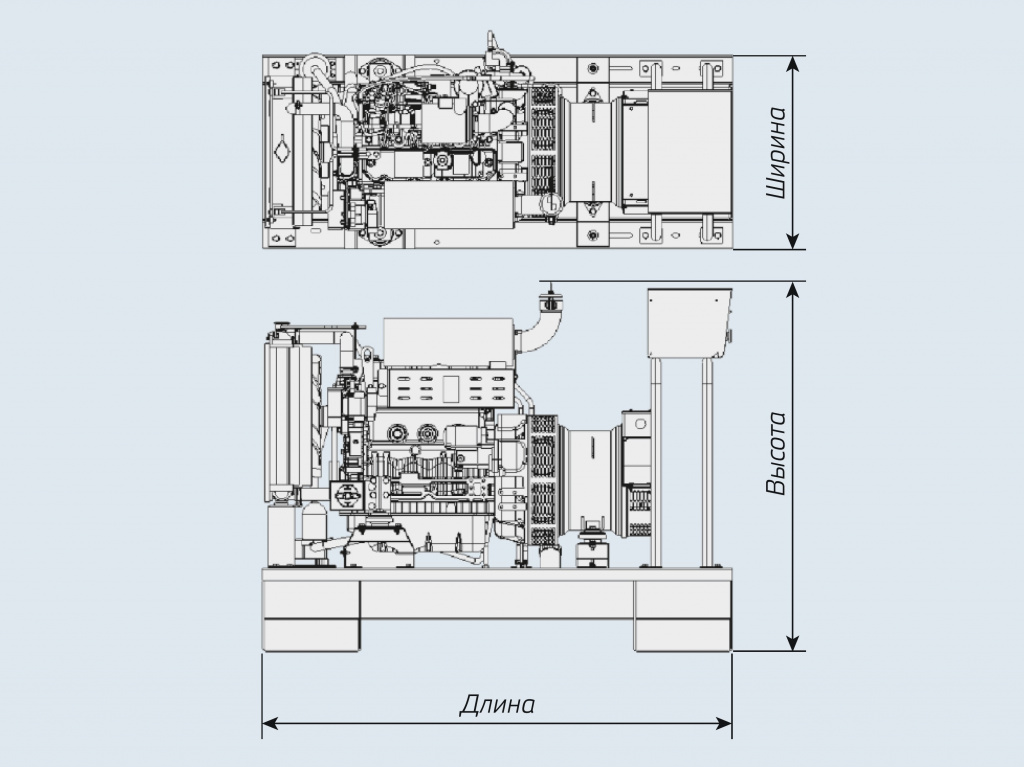 Дизельный генератор Yanmar YH 170 DTLA-5R Дизельный генератор Yanmar YH 170 DTLA-5R