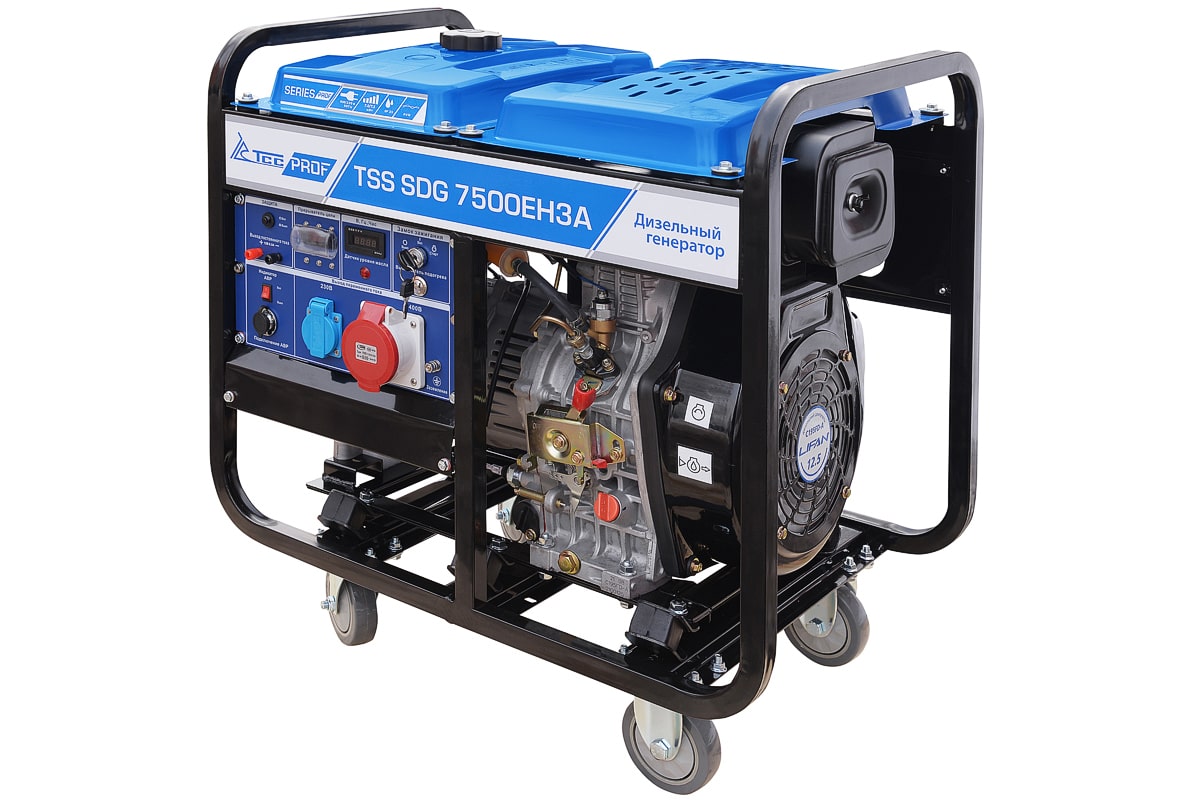 Дизель генератор TSS SDG 7500EH3A Дизель генератор TSS SDG 7500EH3A