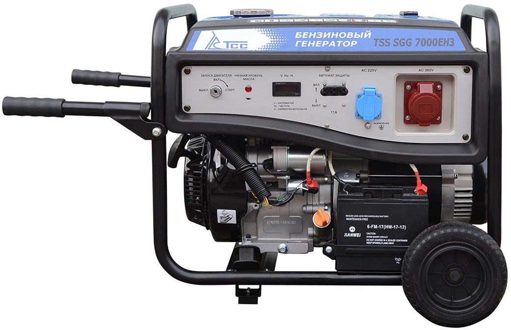 Бензиновый генератор ТСС SGG 7000 EH3 (новая модель) с АВР