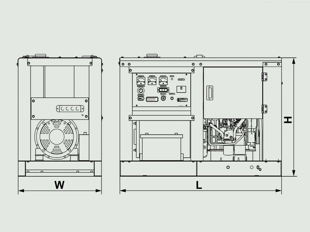 Дизельный генератор Yanmar YEG 150 DTHS-5B