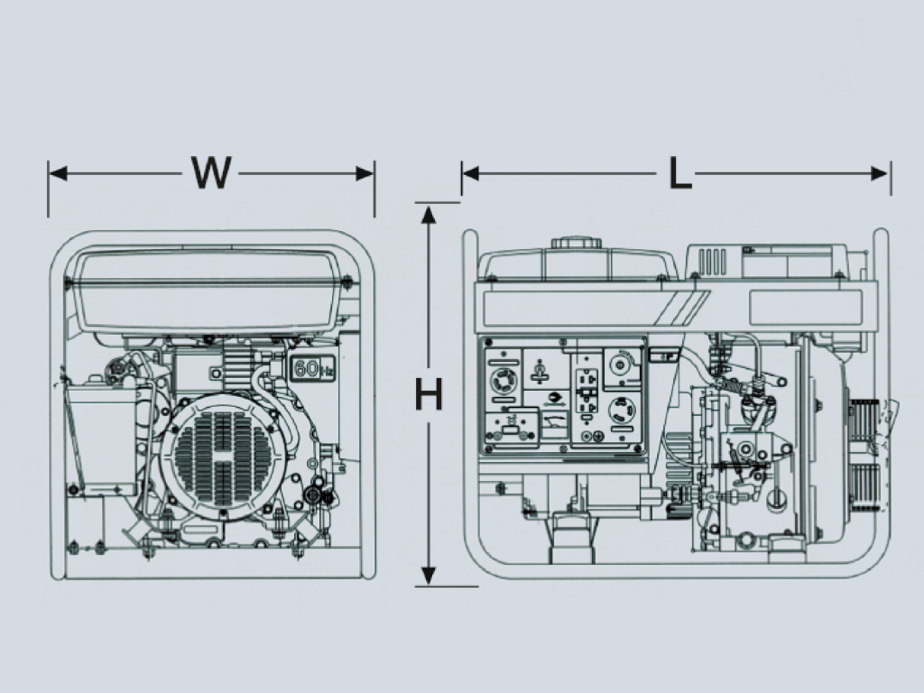 Дизельный генератор Yanmar YDG 3700 N-5EB2 electric с АВР Дизельный генератор Yanmar YDG 3700 N-5EB2 electric с АВР