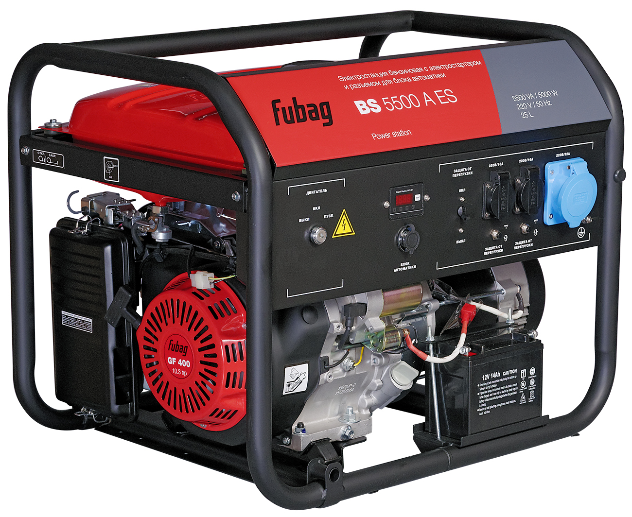 Бензиновый генератор Fubag BS 5500 A ES с АВР Бензиновый генератор Fubag BS 5500 A ES с АВР
