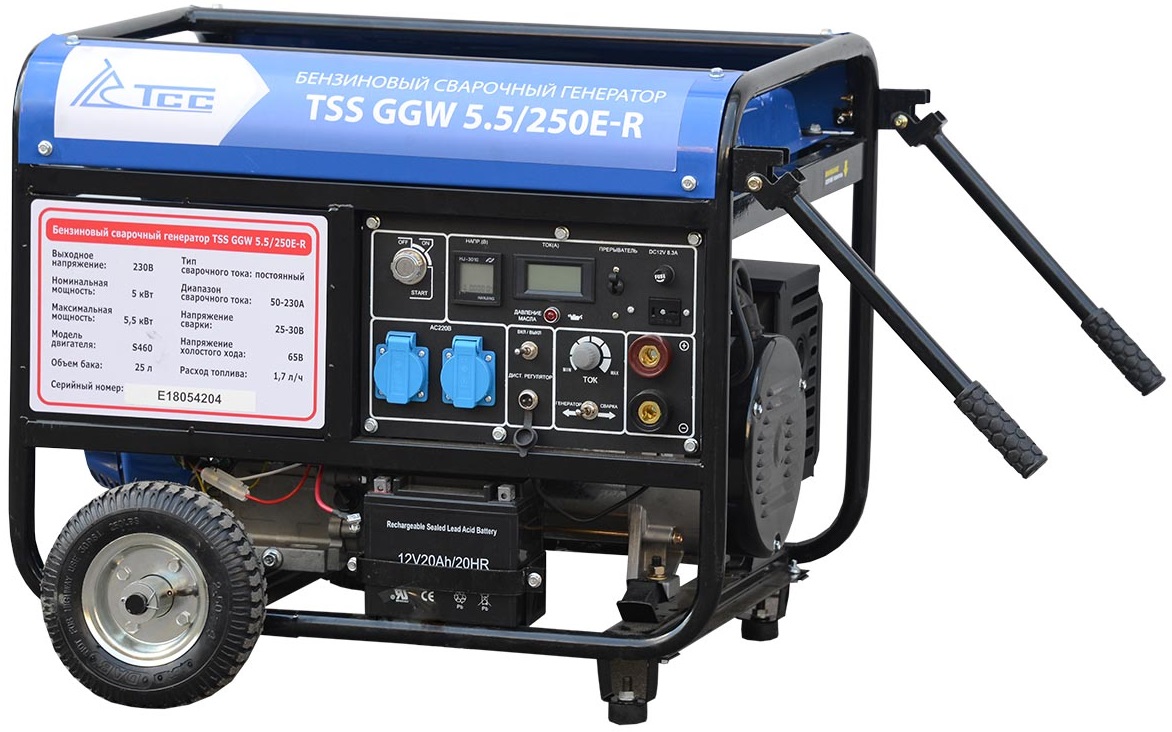 Сварочный генератор ТСС GGW 5.5/250E-R Сварочный генератор ТСС GGW 5.5/250E-R