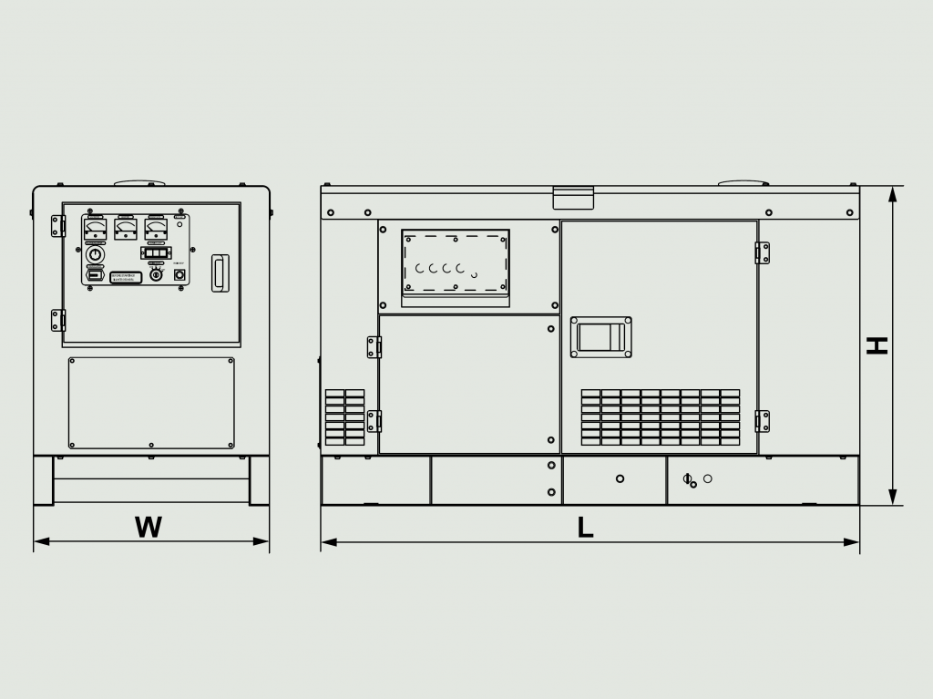 Дизельный генератор Yanmar YEG 750 DTLS-5B с АВР Дизельный генератор Yanmar YEG 750 DTLS-5B с АВР