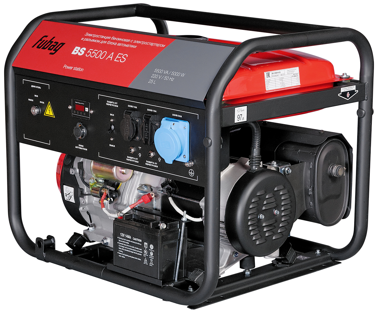 Бензиновый генератор Fubag BS 5500 A ES с АВР Бензиновый генератор Fubag BS 5500 A ES с АВР