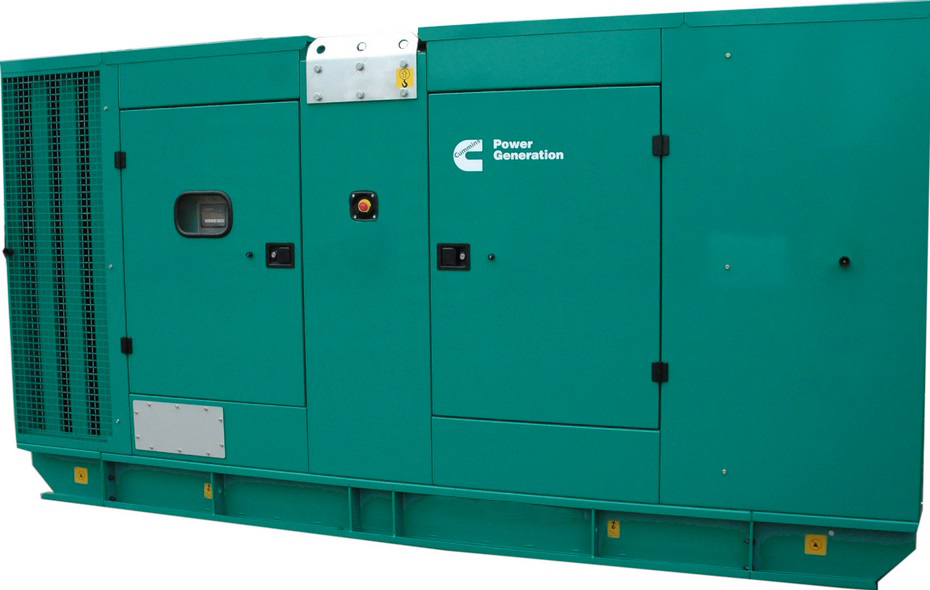 Дизельный генератор Cummins C300D5 в кожухе Дизельный генератор Cummins C300D5 в кожухе